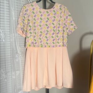 NEW with tags ASOS Chiffon Caped Sequin Bodice Mini Dress